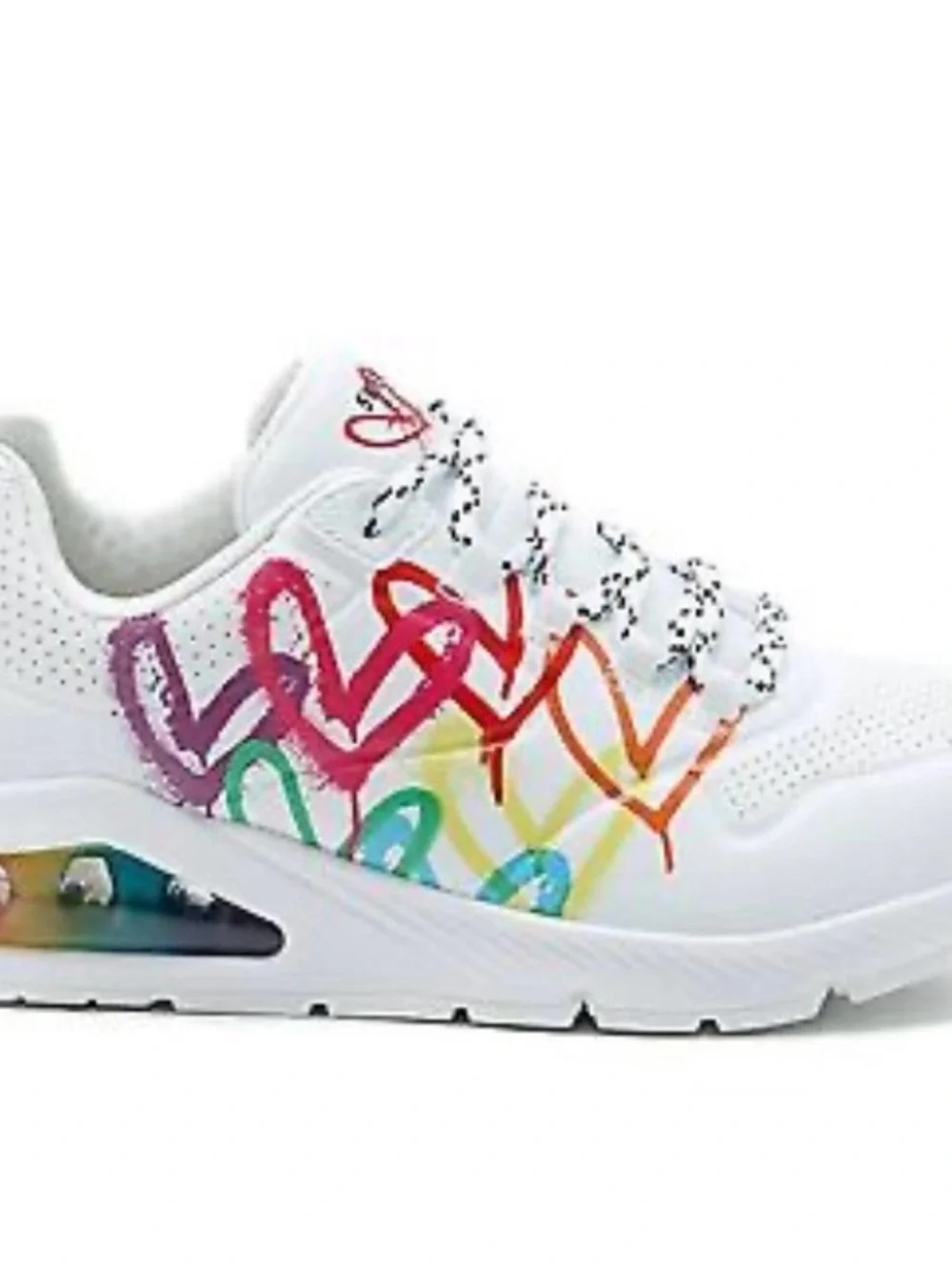 NWT Skechers Uno2 Floating Love JGoldcrown Design Sneakers/Gym Shoes. WOMAN SZ10 - Picture 8 of 11
